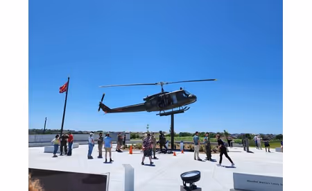 NVVMF Huey Helicopter SumTur Amphitheater Omaha Nebraska