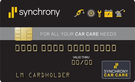 Synchrony Car Care credit card