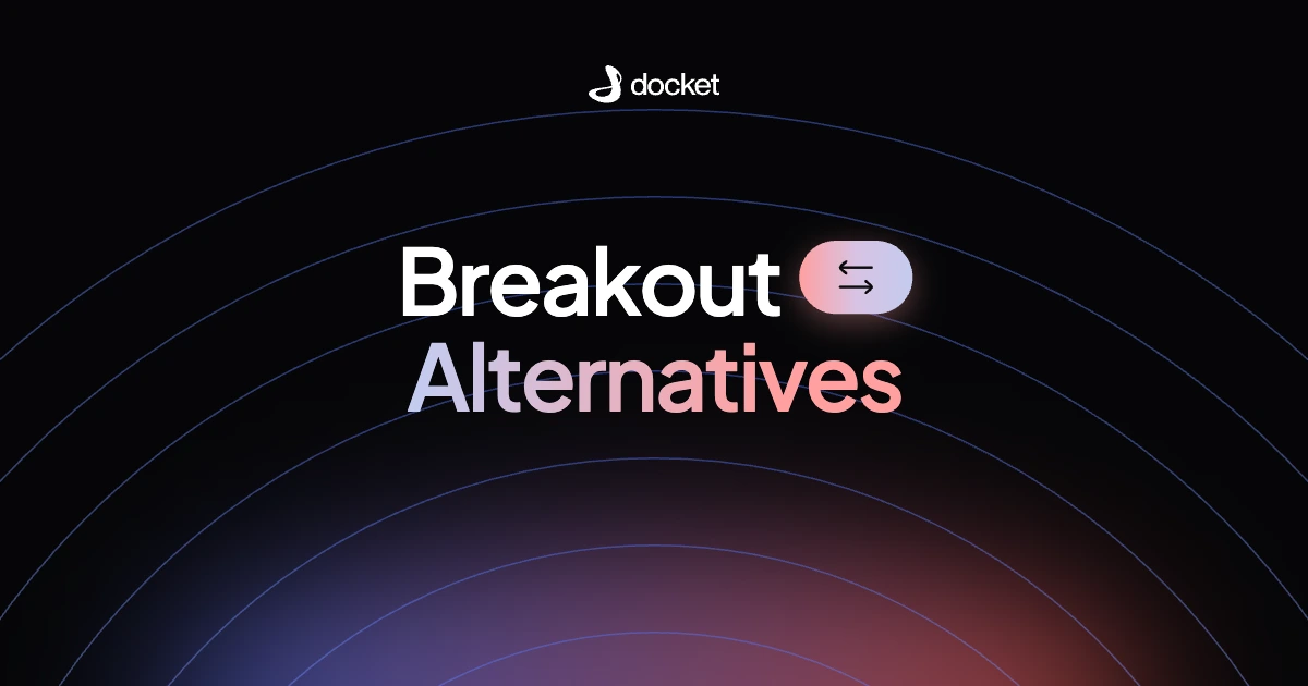 Breakout Alternatives – Docket blog banner