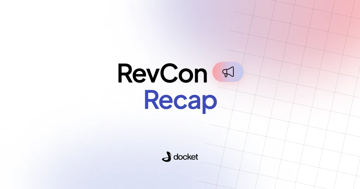 RevCon Recap – Docket blog banner