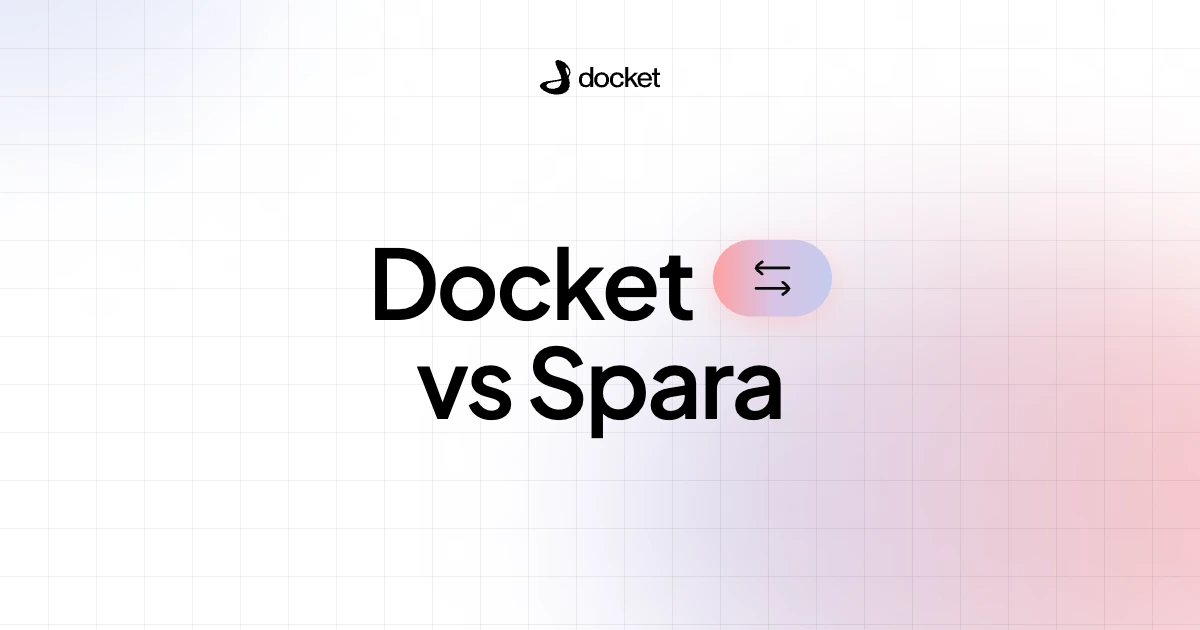 Docket vs Spara – Docket blog banner