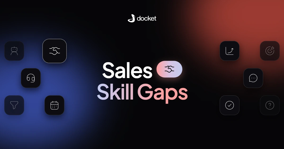 Sales Skill Gaps – Docket blog banner