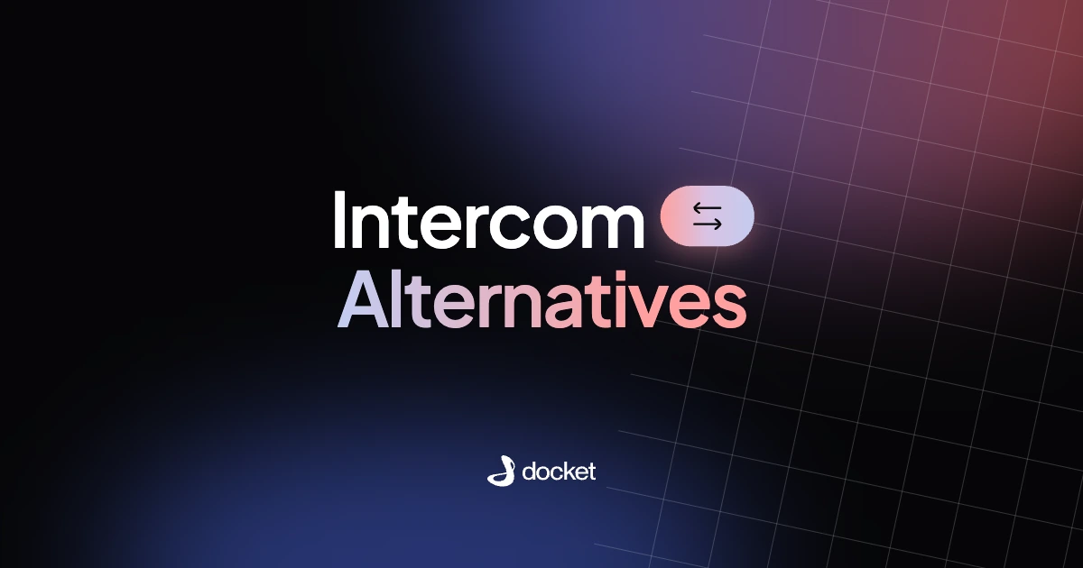Intercom Alternatives – Docket blog banner