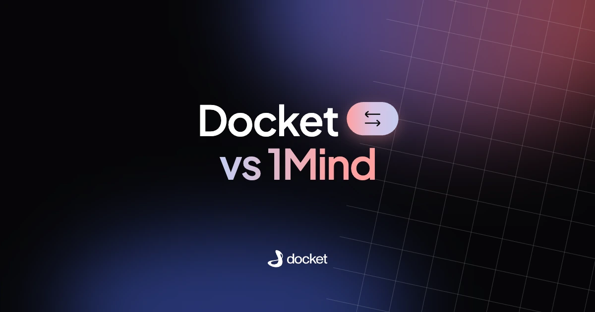 Docket vs 1Mind – Docket blog banner