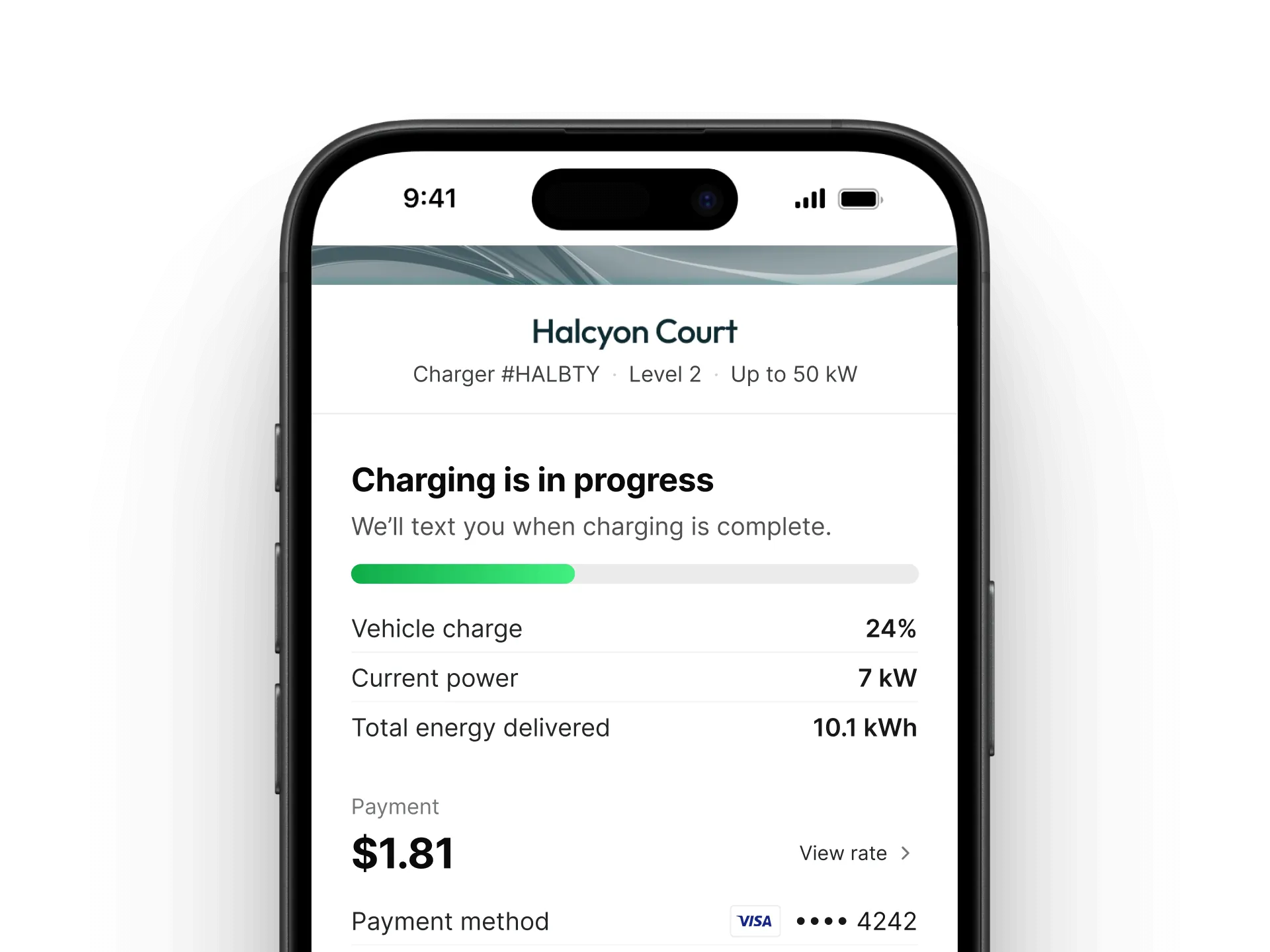Multifamily example UI
