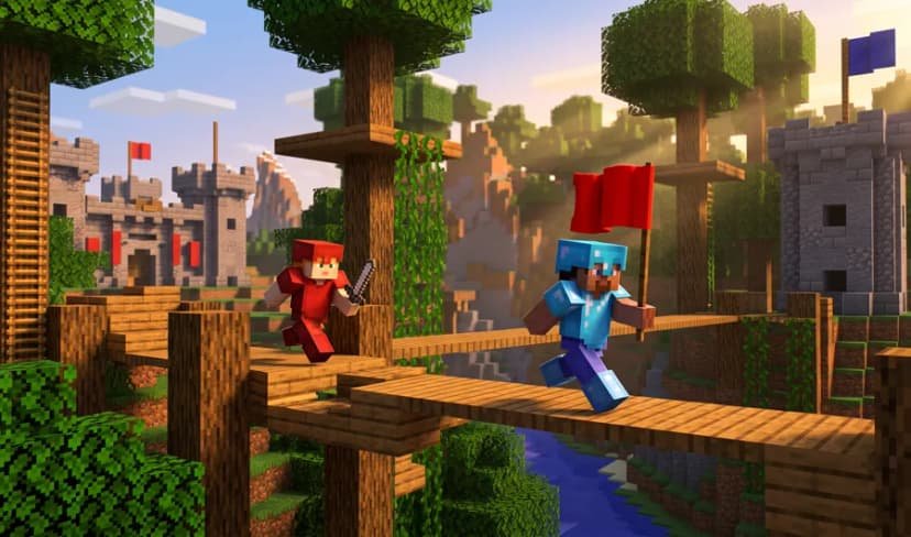 Minecraft landscape