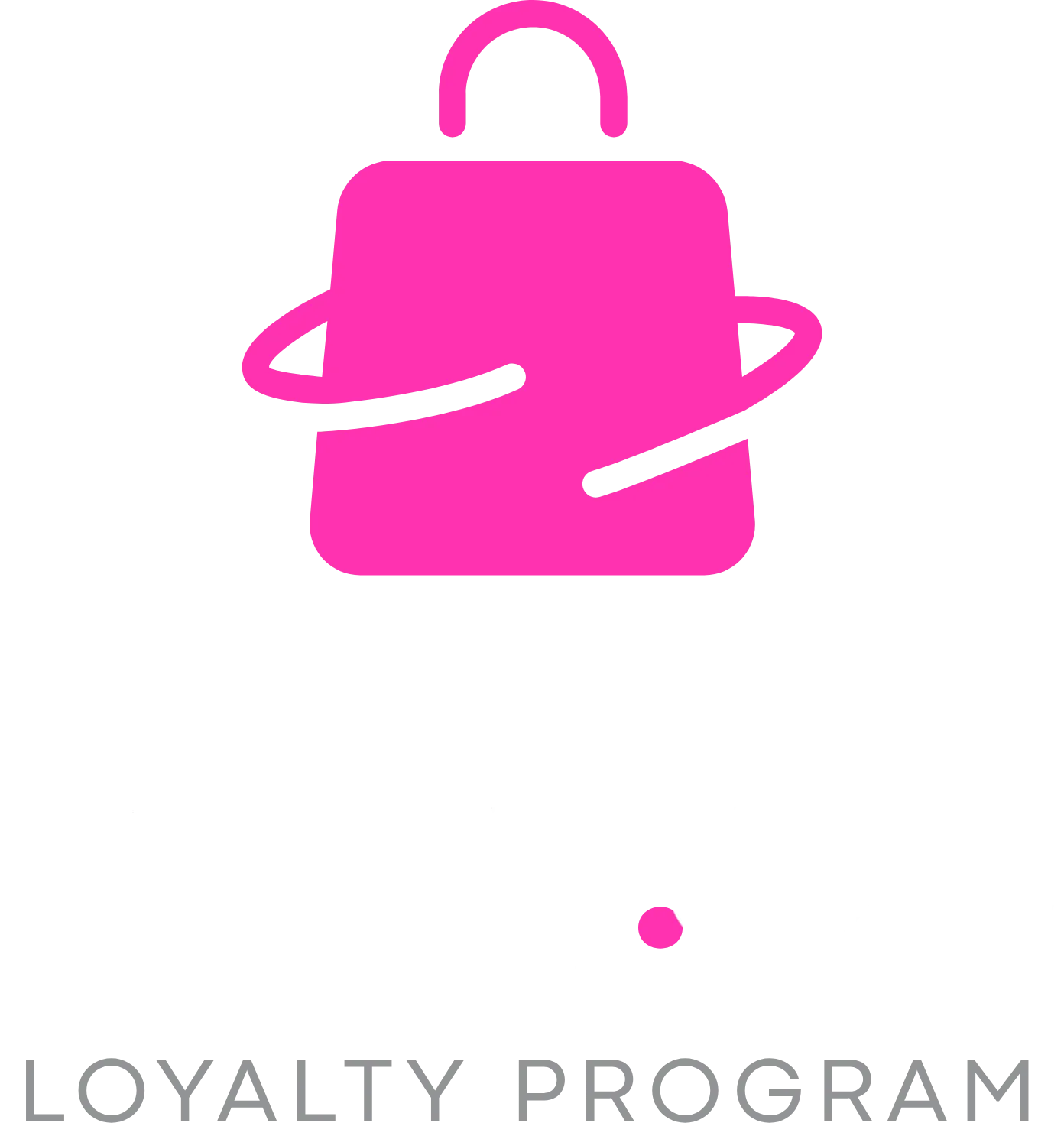 Logo věrnostního systému pro e-shopy Ellity.eu. Logo věrnostního programu evokuje opakující se nákup zákazníka, který se vrací do e-shopu.