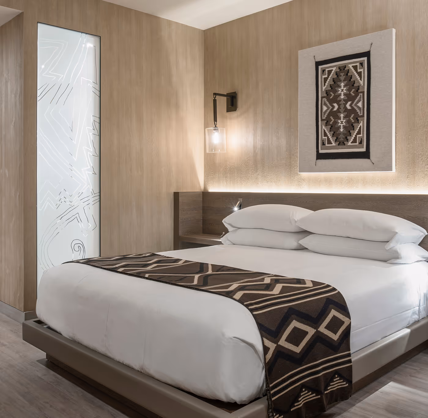 King guest room at Hotel Chaco