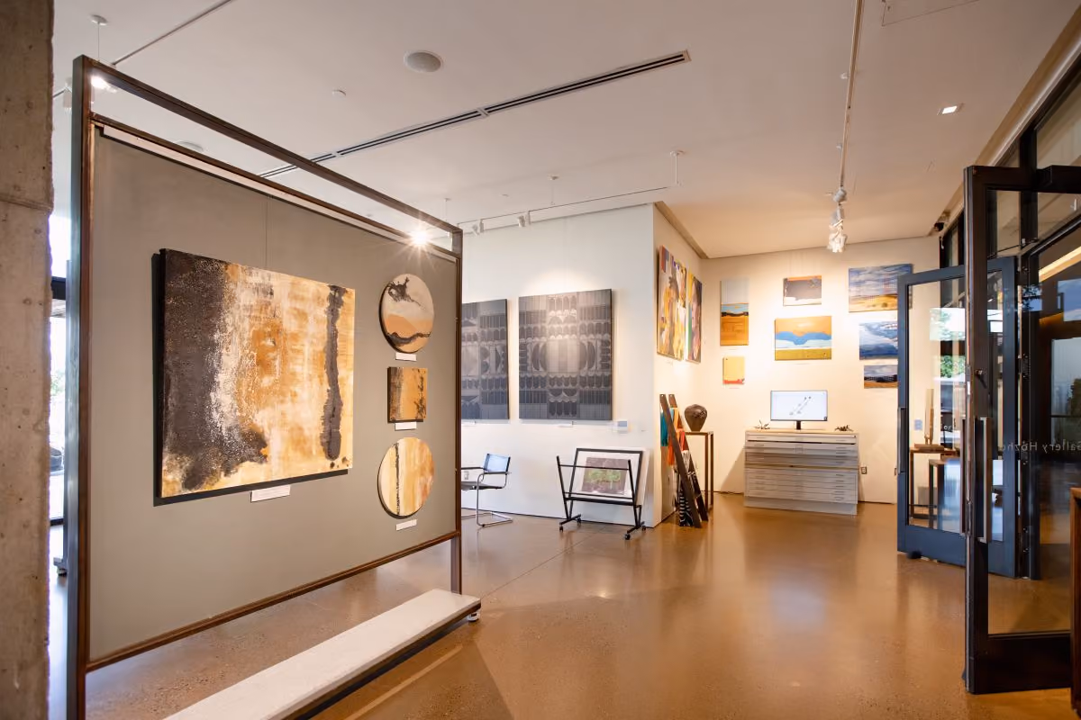 Various artwork in Gallery Hozho