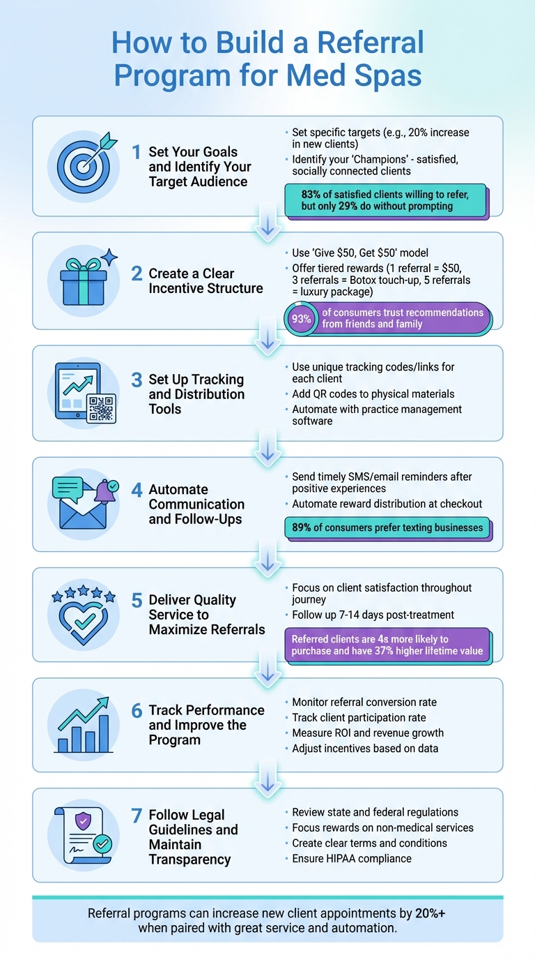 7-Step Process to Build a Successful Med Spa Referral Program