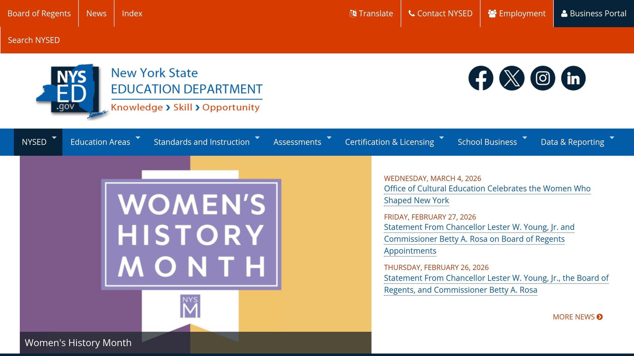 New York State Education Department