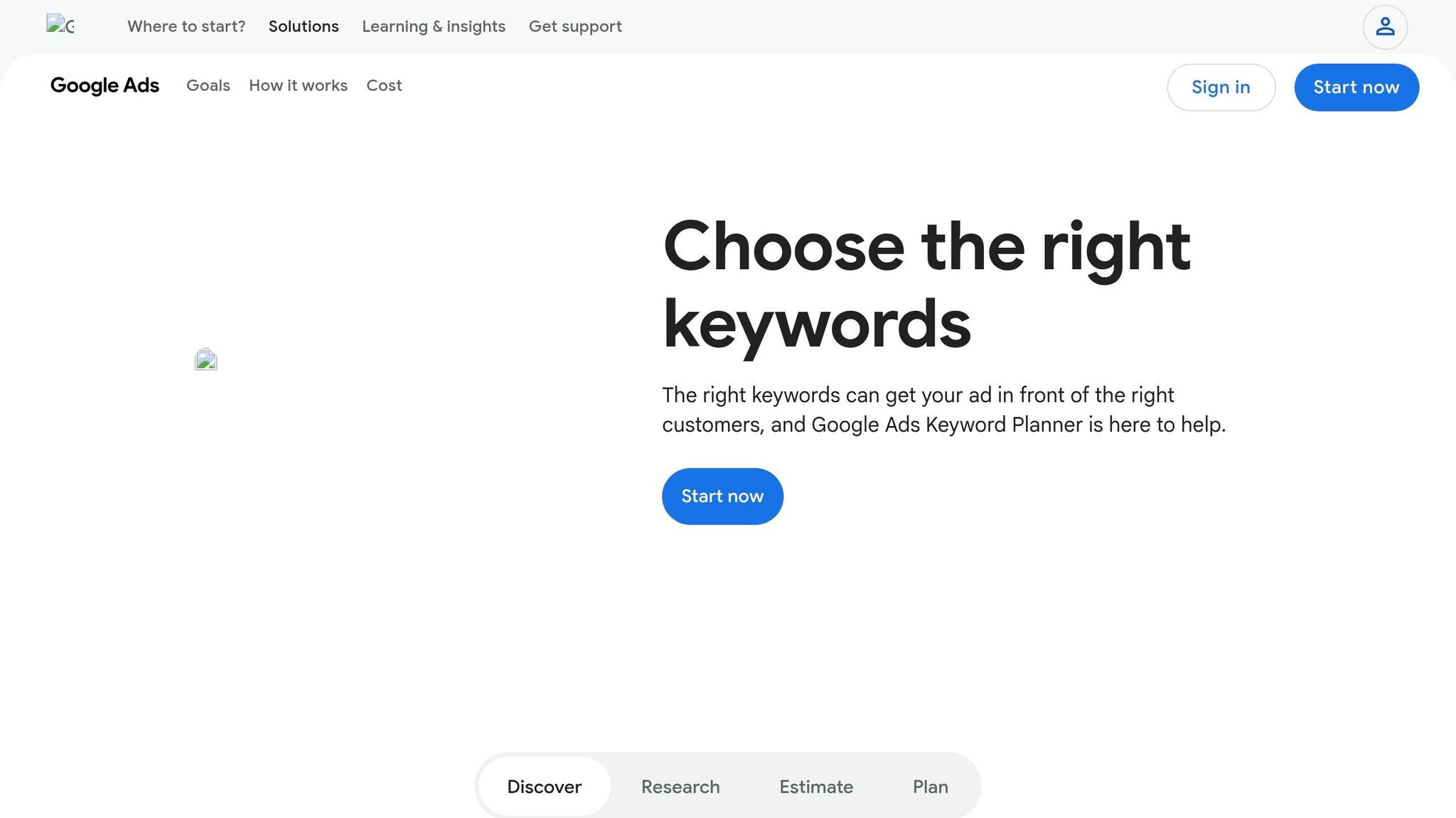 Google Keyword Planner