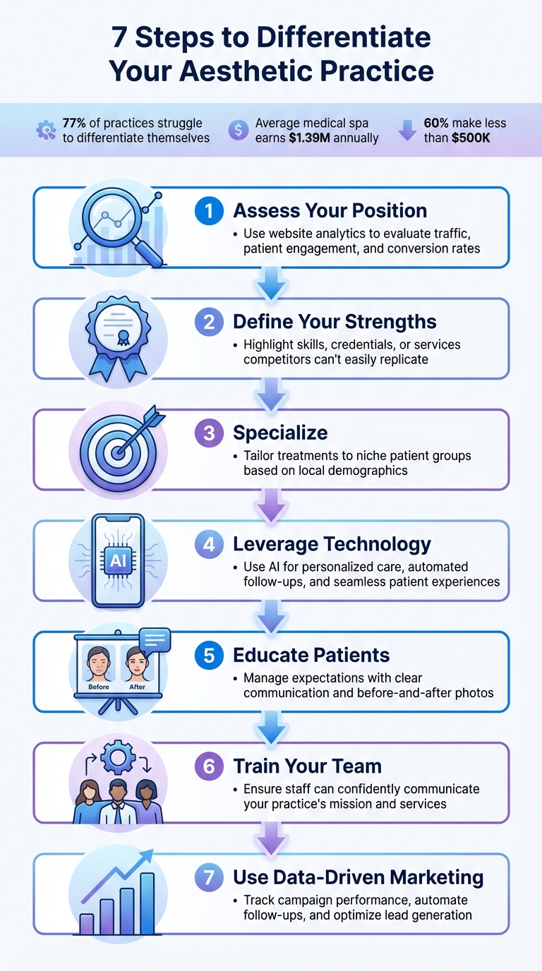 7 Steps to Differentiate Your Aesthetic Practice