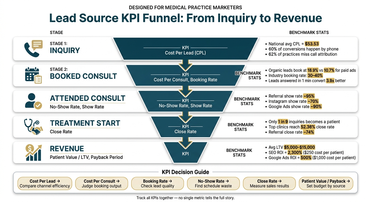 Lead Source KPI Funnel: From Inquiry to Revenue