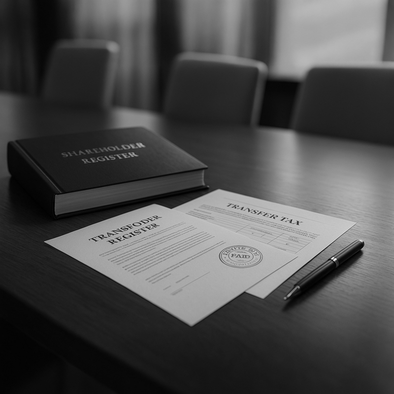 Osakesaannon merkitseminen osakasluetteloon - varainsiirtoveron suorituksen valvonta