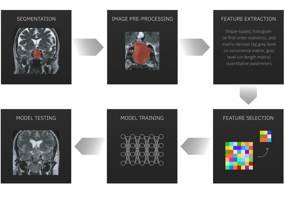 Image by Proxet. Example of Radionics and Machine Learning Workflow