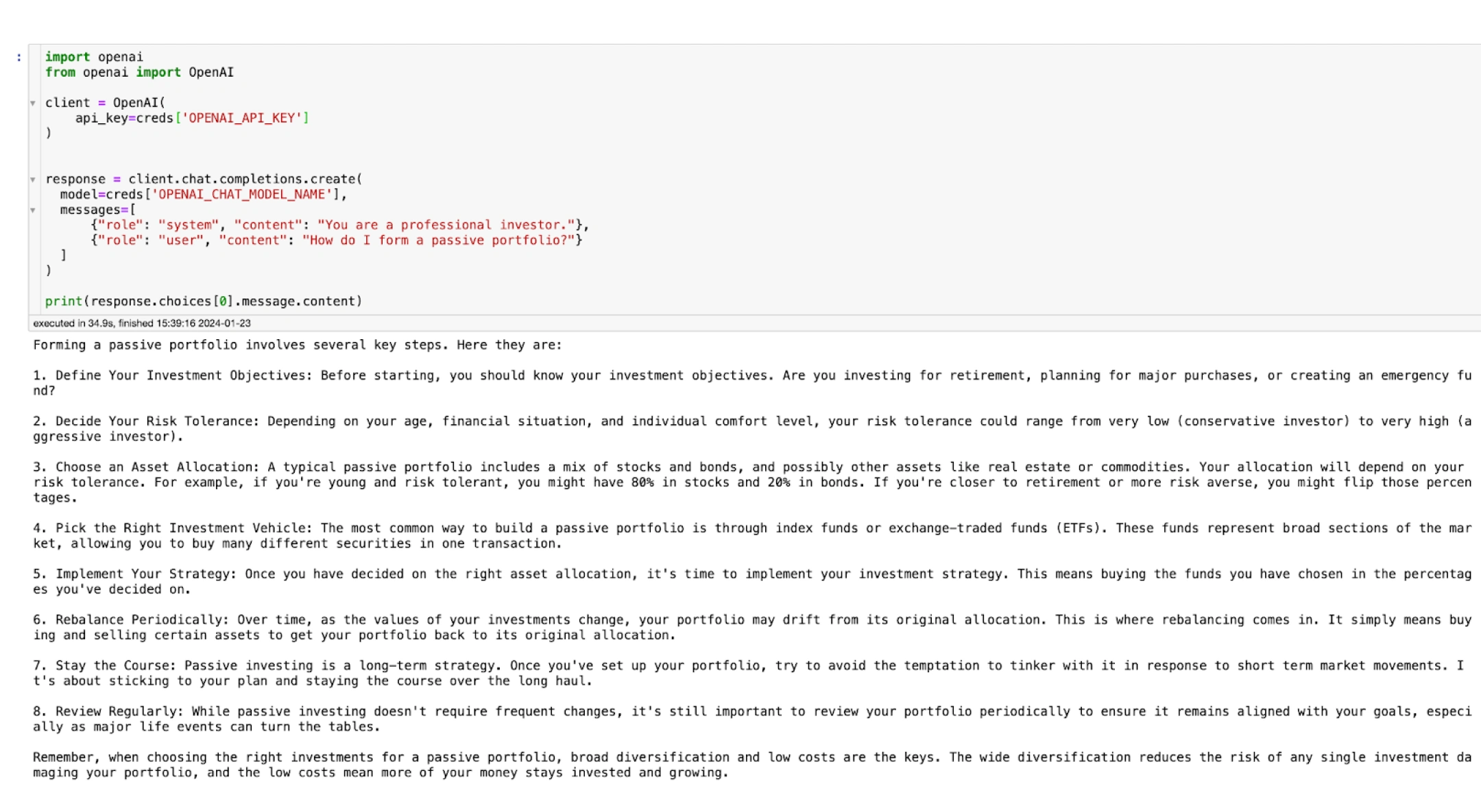 Using LLMs to Create API Calls