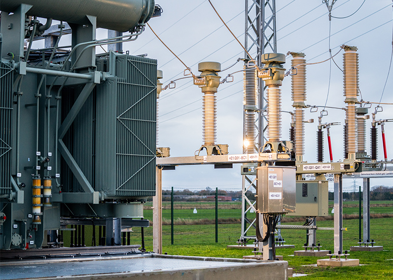Ein ENERCON Umspannwerk verbindet Windparks mit dem Hochspannungsnetz