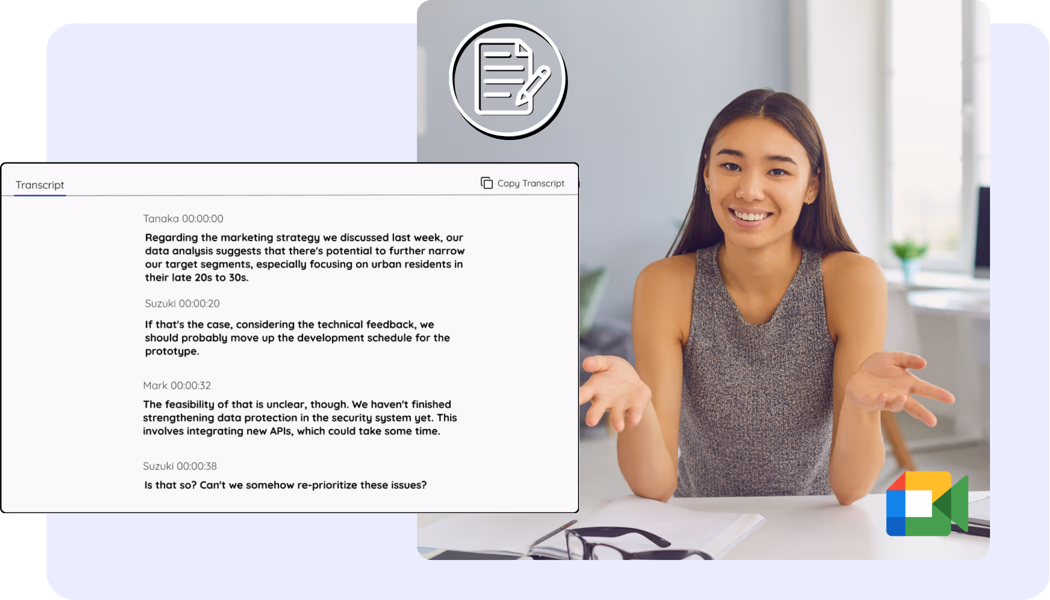 Traducción de Google Meet