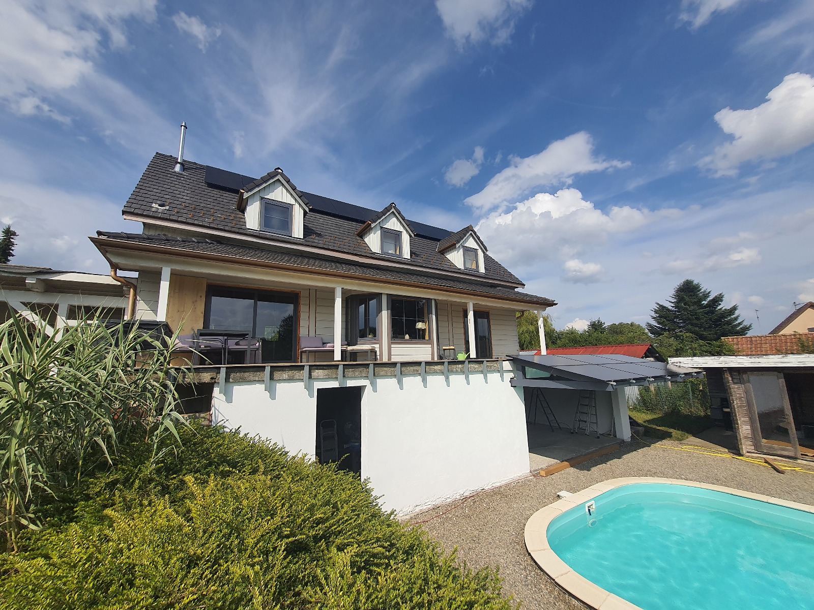 Panneaux photovoltaïques à Blodelsheim