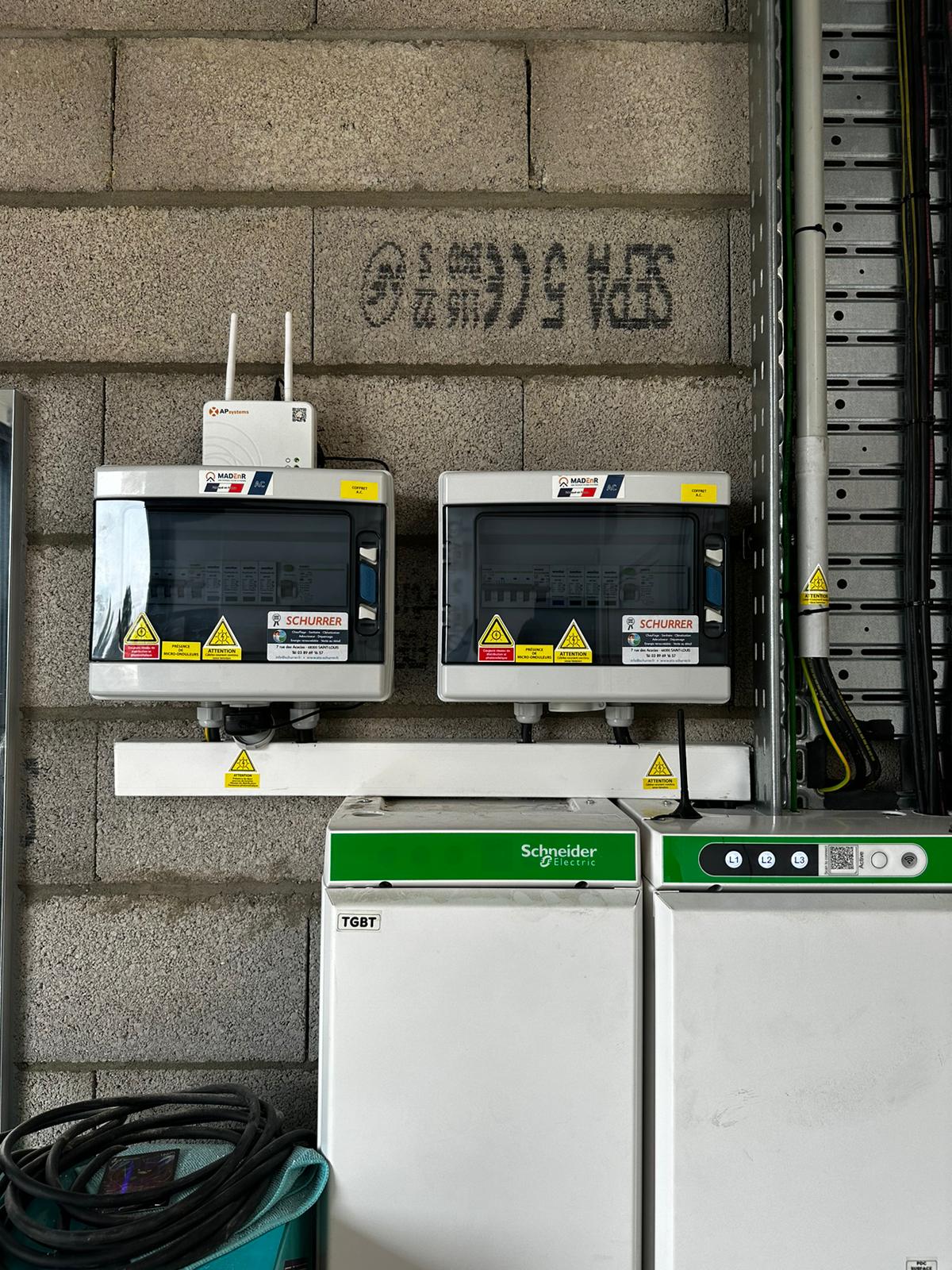 Panneaux photovoltaïques à Cernay