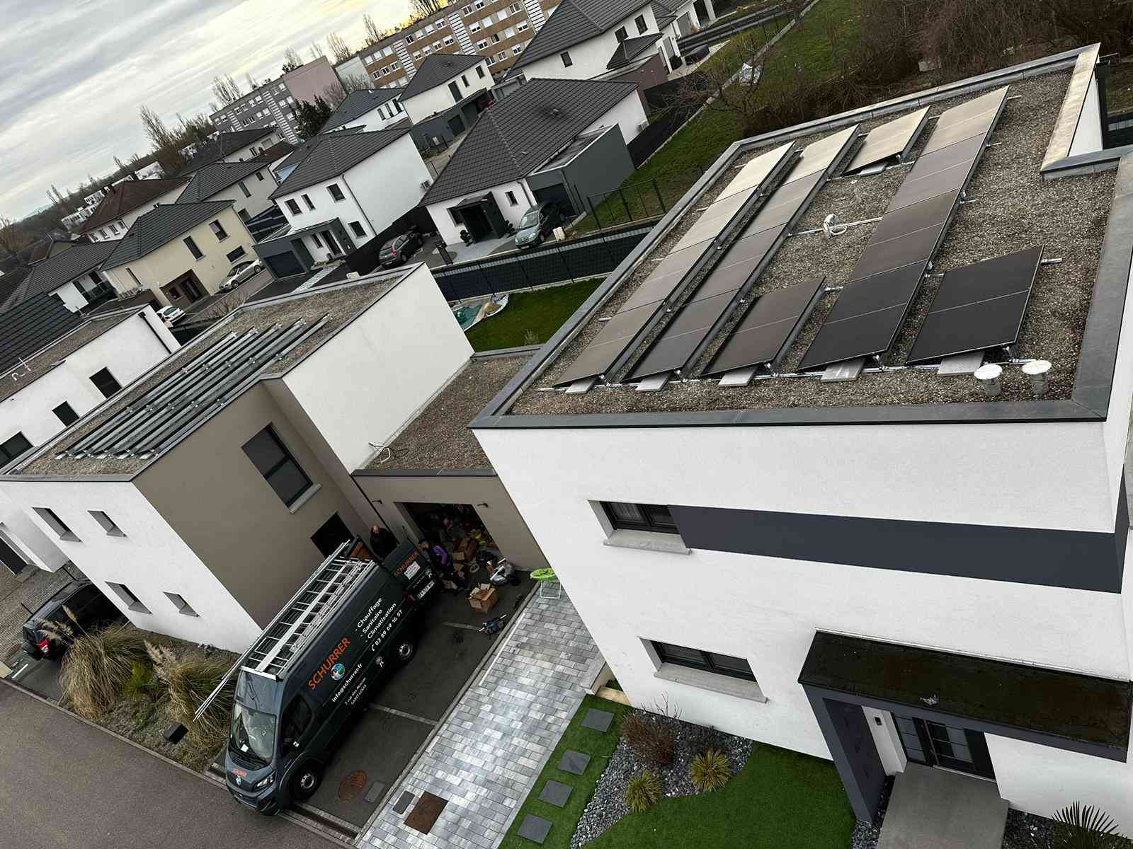 Panneaux photovoltaïques à Illzach