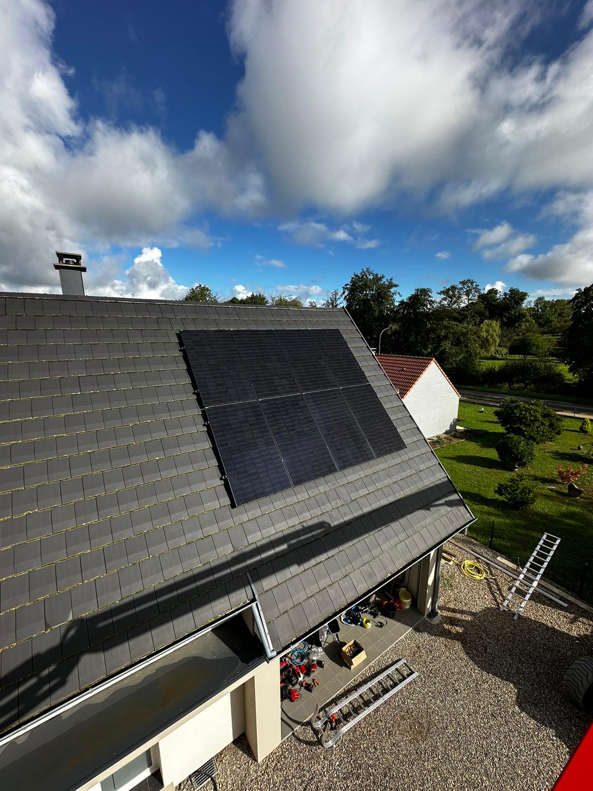 Panneaux photovoltaïques à Thann