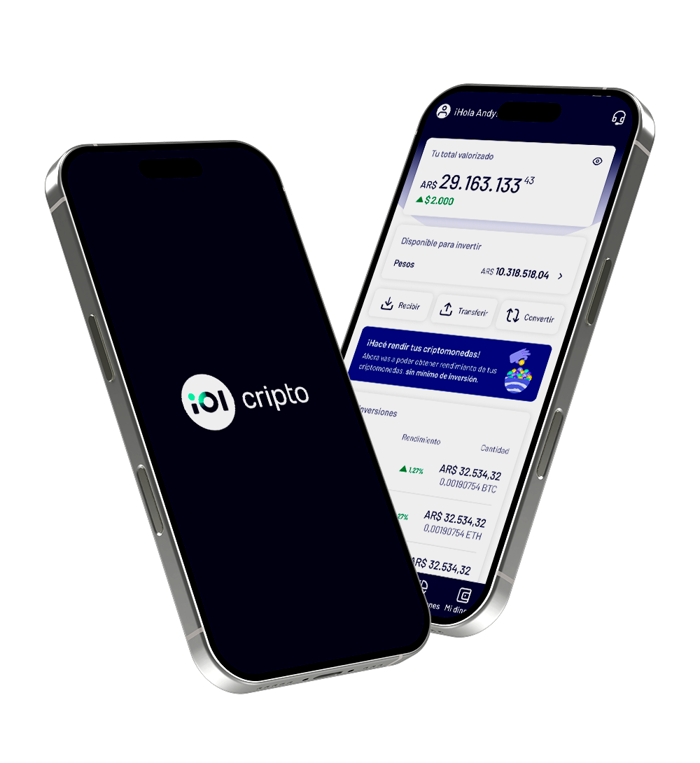 Plataforma Web3 IOL Cripto