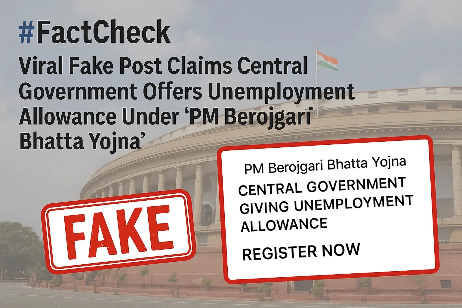#FactCheck: Viral Fake Post Claims Central Government Offers Unemployment Allowance Under ‘PM Berojgari Bhatta Yojna’