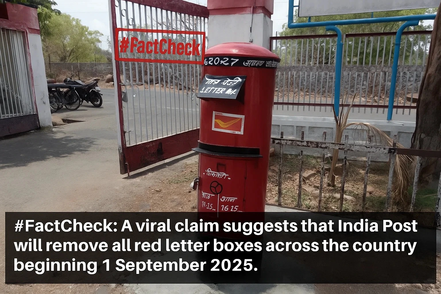 #FactCheck: A viral claim suggests that India Post will remove all red letter boxes across the country beginning 1 September 2025.