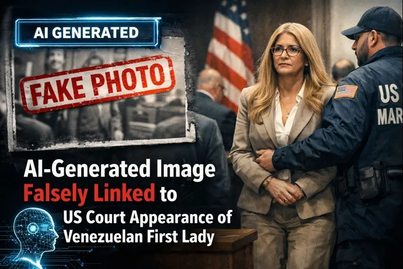 AI-Generated Image Falsely Linked to US Court Appearance of Venezuelan First Lady