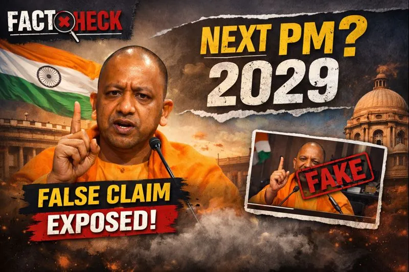 #FactCheck - Old Video of Yogi Adityanath Edited to Push ‘Next PM 2029’ Claim