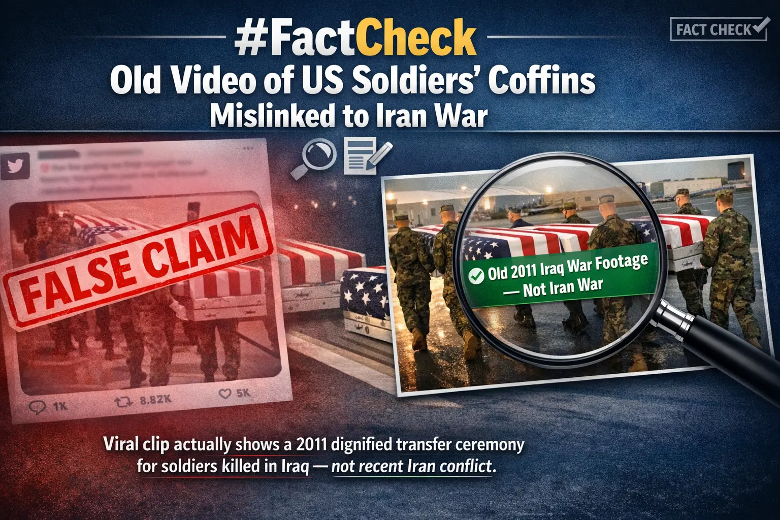 #FactCheck - Old Video of US Soldiers’ Coffins Mislinked to Iran War