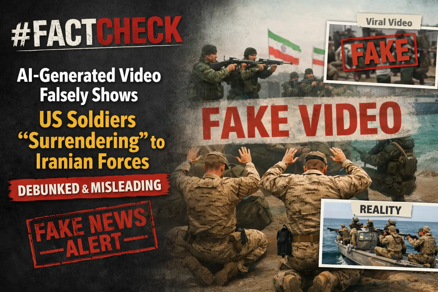 #FactCheck - AI-Generated Video Falsely Shows US Soldiers Surrendering to Iranian Forces