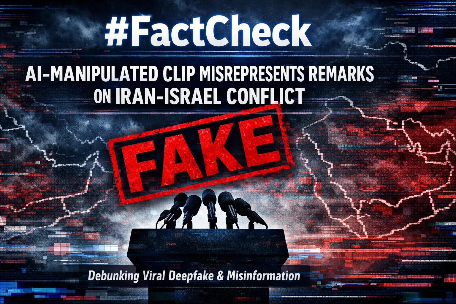 #FactCheck -AI-Manipulated Clip Misrepresents PM Modi’s Remarks on Iran-Israel Conflict