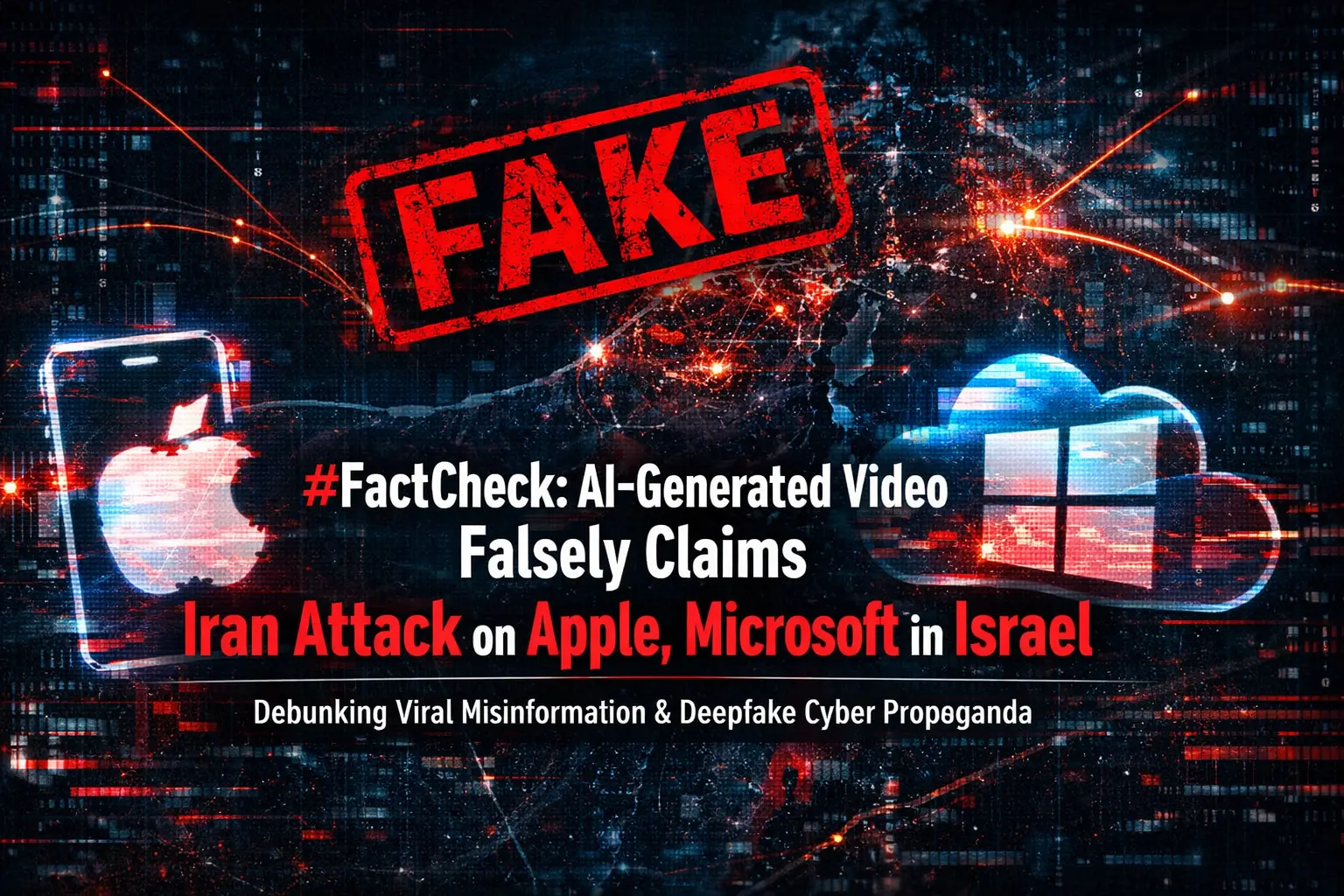 #FactCheck- AI-Generated Video Falsely Claims Iran Attack on Apple, Microsoft in Israel