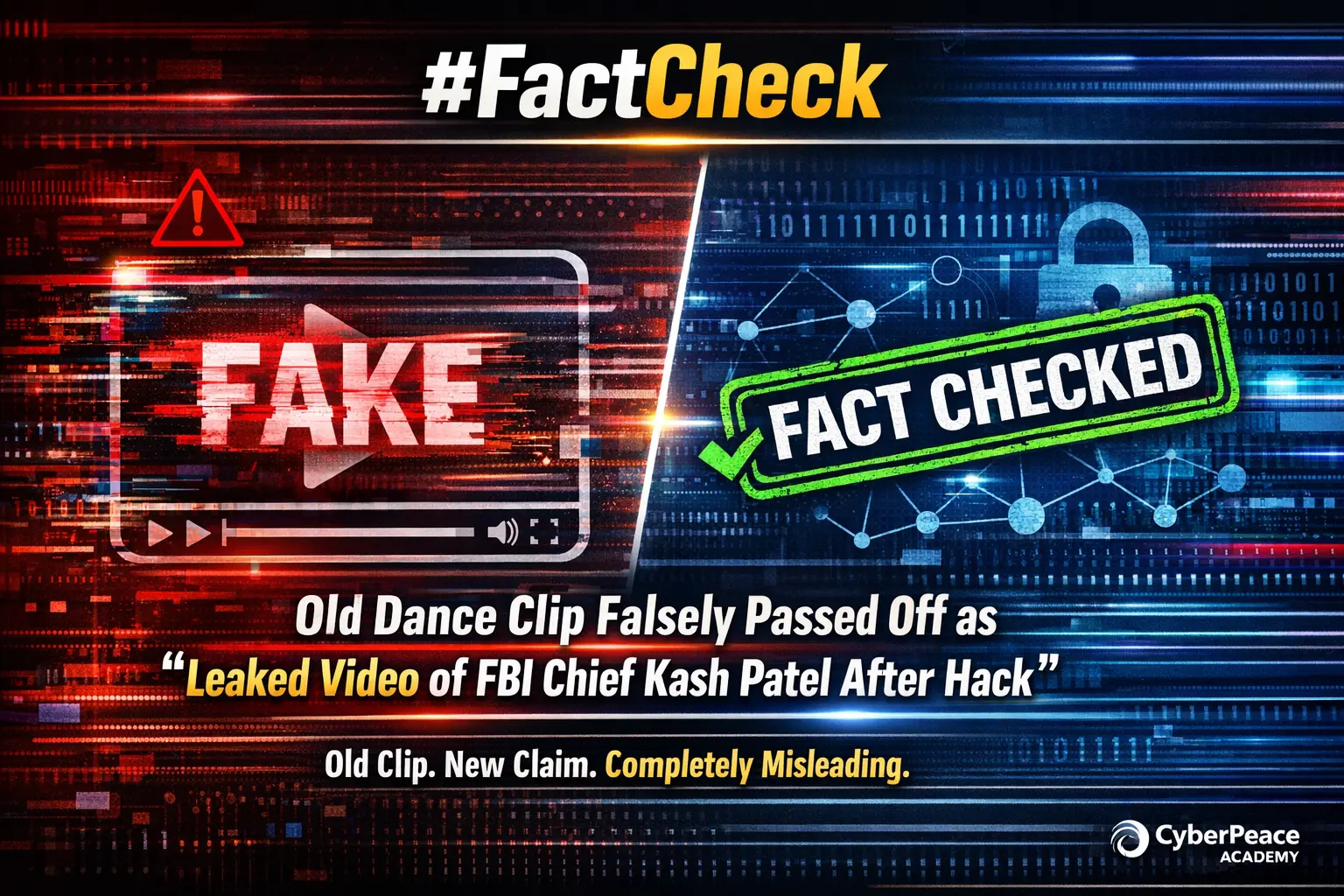 #FactCheck : Old Dance Clip Falsely Passed Off as ‘Leaked Video of FBI Chief Kash Patel After Hack’