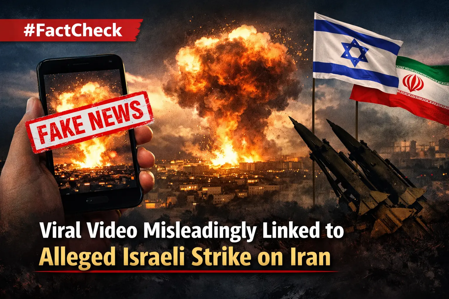 #FactCheck- Viral Video Misleadingly Linked to Alleged Israeli Strike on Iran