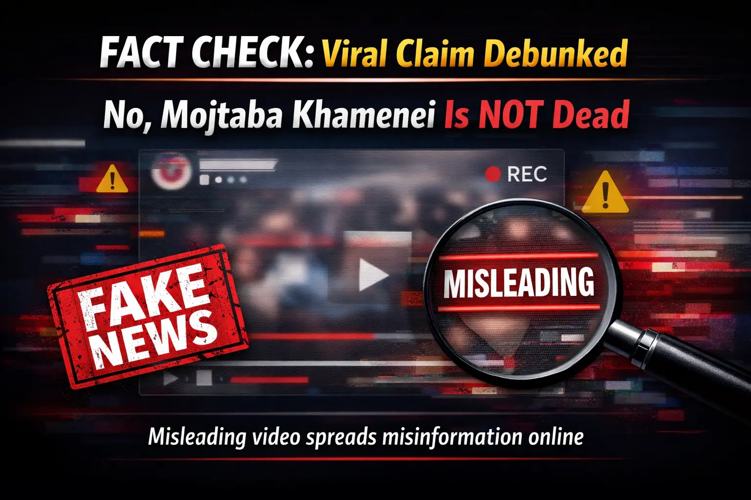 #FactCheck- No, Iran’s Supreme Leader Mojtaba Khamenei Is Not Dead—Viral Video Debunked