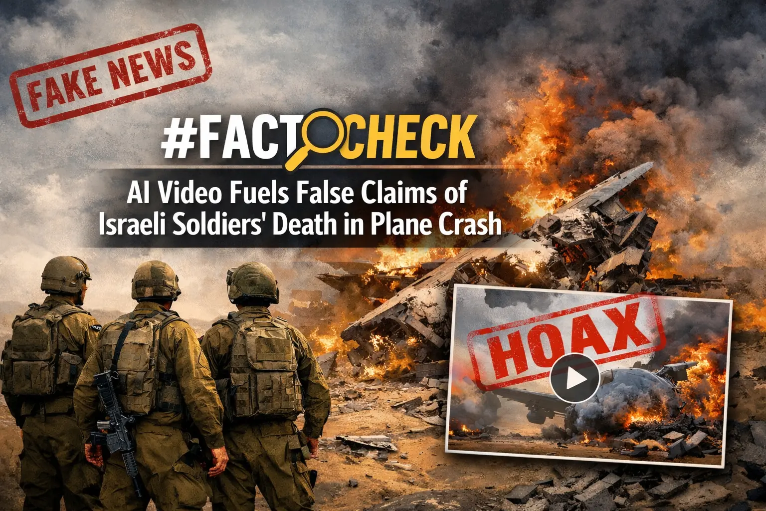 #FactCheck- AI Video Fuels False Claims of Israeli Soldiers’ Death in Plane Crash