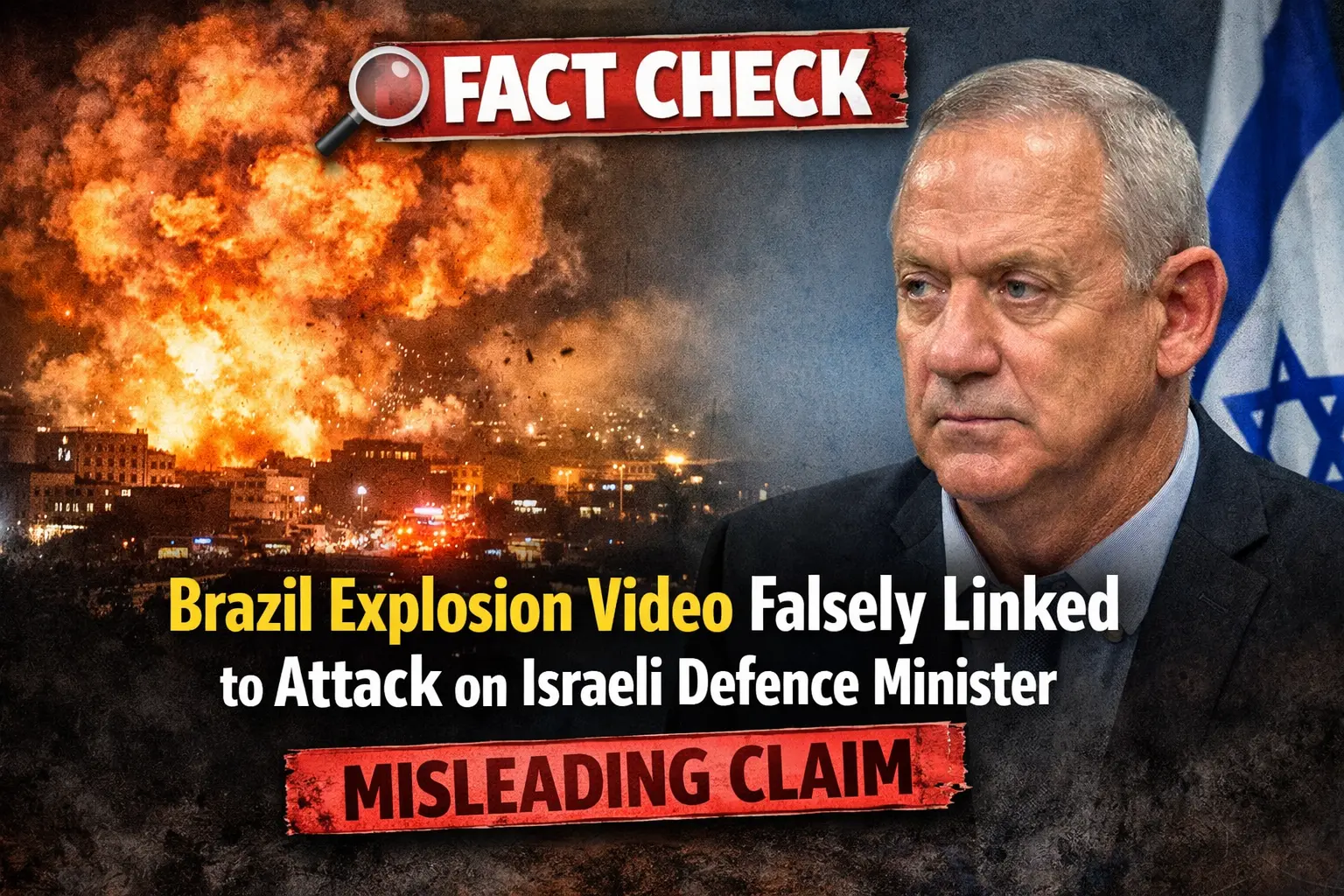  #FactCheck- Brazil Explosion Video Falsely Linked to Attack on Israeli Defence Minister
