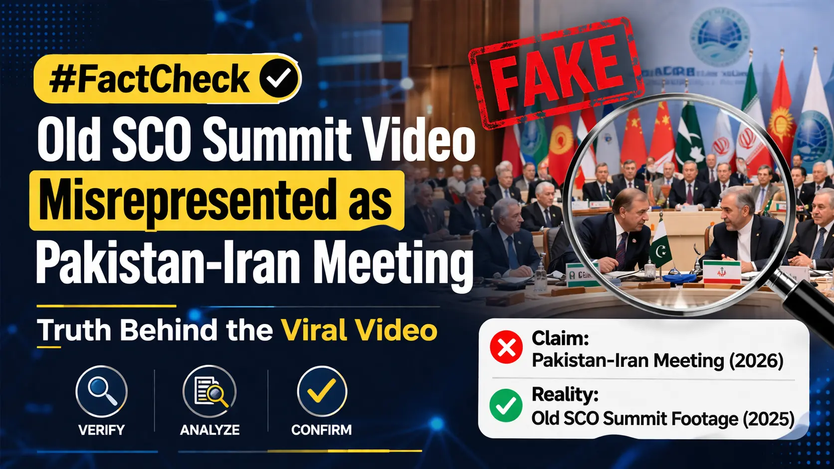 #FactCheck- Old SCO Summit Video Misrepresented as Pakistan-Iran Meeting