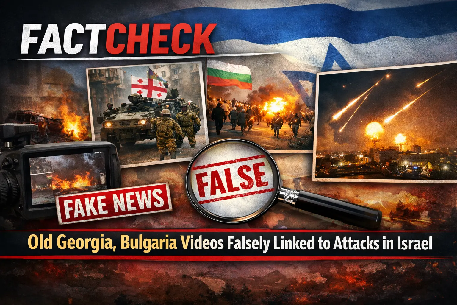 #FactCheck- Old Georgia, Bulgaria Videos Falsely Linked to Attacks in Israel