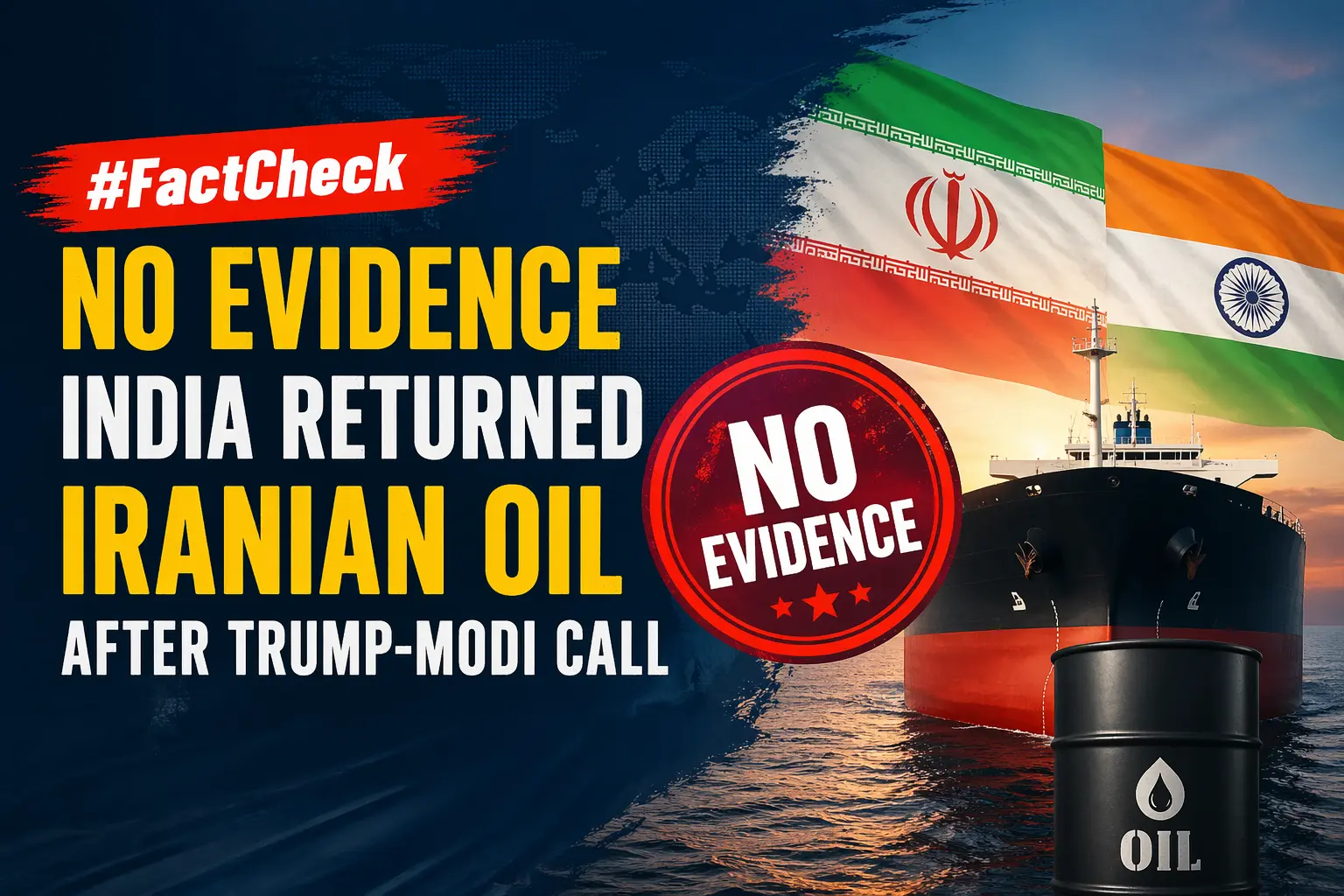#FactCheck-No Evidence India Returned Iranian Oil After Trump-Modi Call