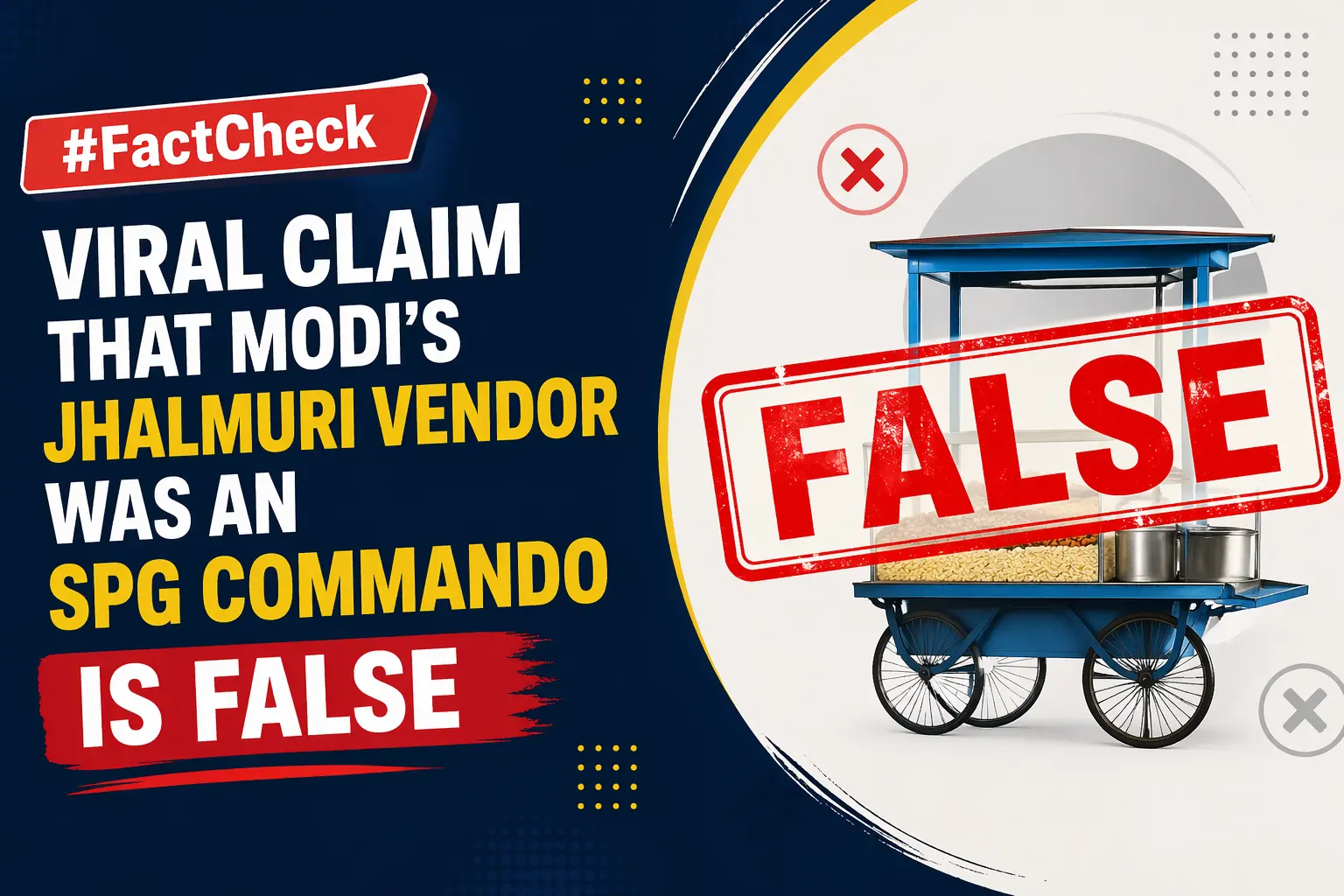 #FactCheck-Viral Claim That Modi’s Jhalmuri Vendor Was an SPG Commando Is False