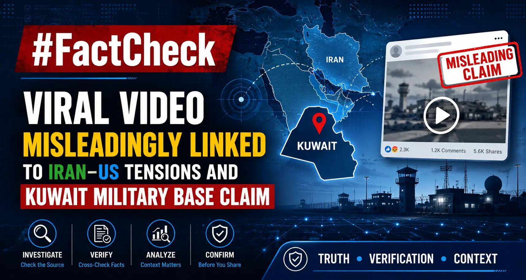 #FactCheck- Viral Video Misleadingly Linked to Iran–US Tensions and Kuwait Military Base Claim