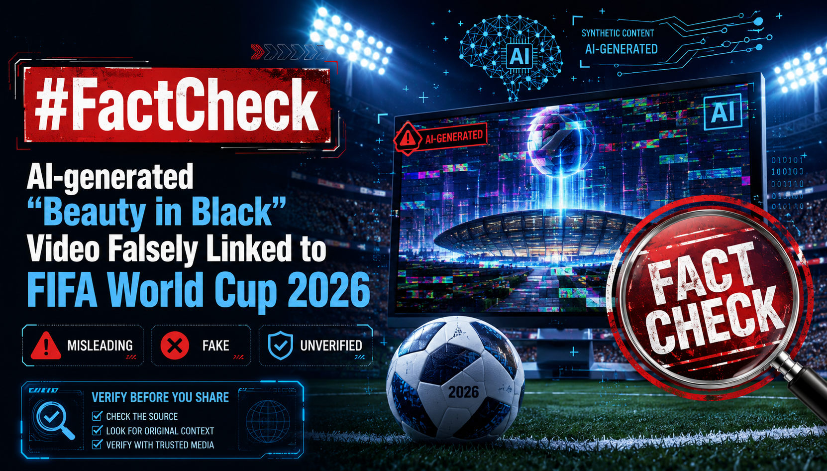 #FactCheck- AI-generated “Beauty in Black” video falsely linked to FIFA World Cup 2026