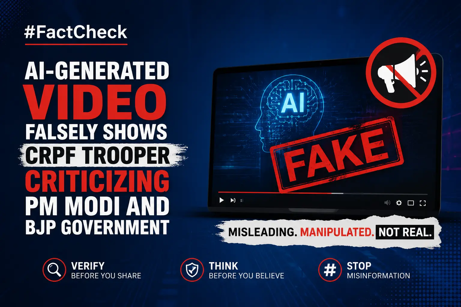 #FactCheck-AI-Generated Video Falsely Shows CRPF Trooper Criticizing PM Modi and BJP Government