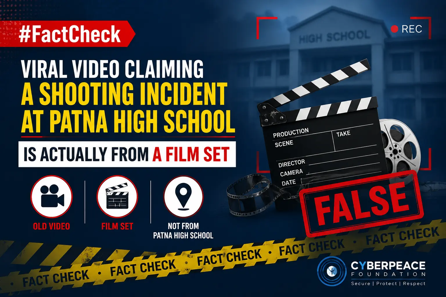 #FactCheck-Viral Video Claiming a Shooting Incident at Patna High School is Actually From a Film Set