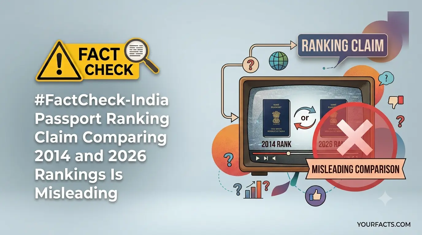 #FactCheck-India Passport Ranking Claim Comparing 2014 and 2026 Rankings Is Misleading